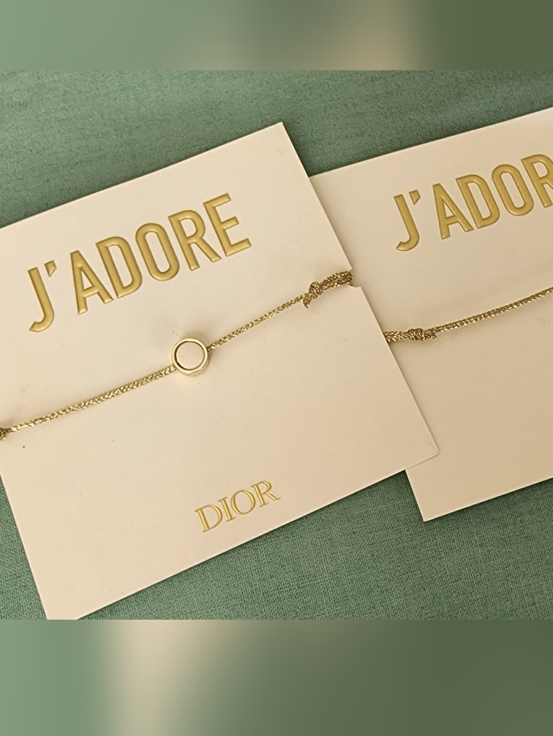 Dior Jadore Ceramic Charm Logo Gold Tone Adjustable Bracelet New Gift Vip Dior Jadore Ceramic Charm Logo Gold Tone Adjustable Bracelet New Gift Vip